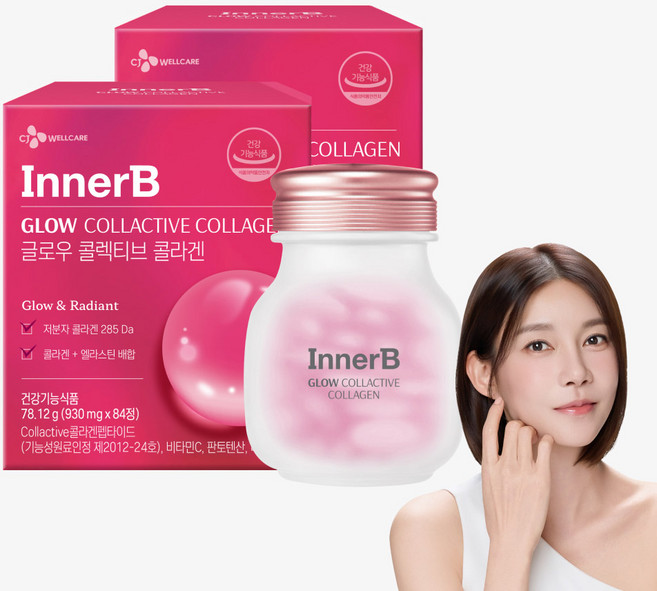 CJ 이너비 글로우 콜렉티브콜라겐, 84정, 2개