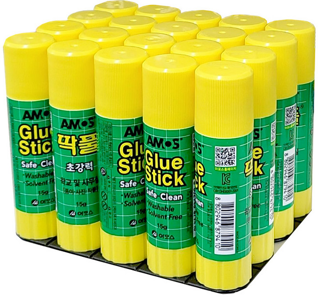 아모스 (풀) 아모스 딱풀(15g 20개입), 단품