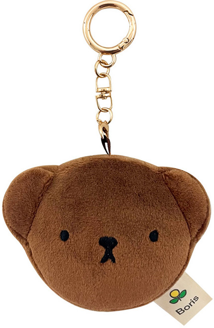 미피 보리스 스나피 곰돌이 인형 키링 2종 미피 친구 봉제 가방고리 백참 열쇠고리