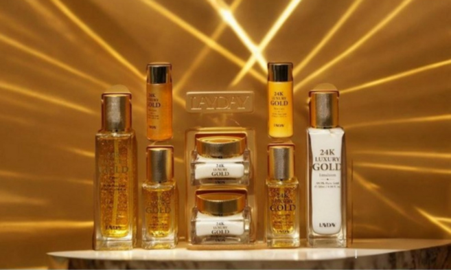 엘루자이 24k 골드 딥콜라겐 스킨케어7종 화장품세트, 1세트