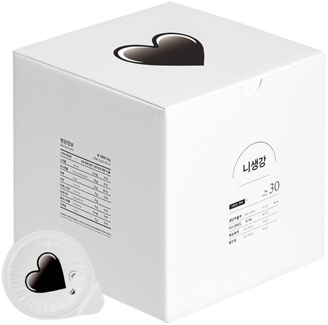 베리미 니생강 국산 생강차 캡슐, 1개, 30개입, 30g