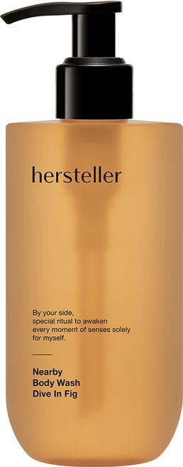 [비건뷰티/본사직영] 허스텔러 니어바이 바디워시 - 01.(무화과향) 다이브 인 피그, 1개, 300ml - 쿠팡