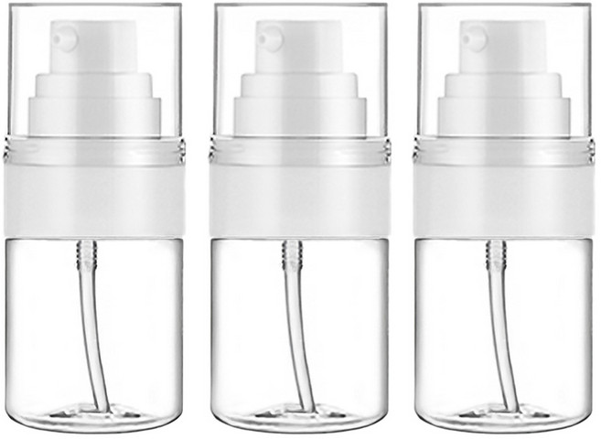 닥터보틀 베이직 에센스 펌핑용기 여행용공병 30ml, 3개, 화이트 30ml 베이직에센스