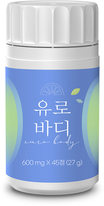 본사출고 유로바디 베르가못, 1개, 45정