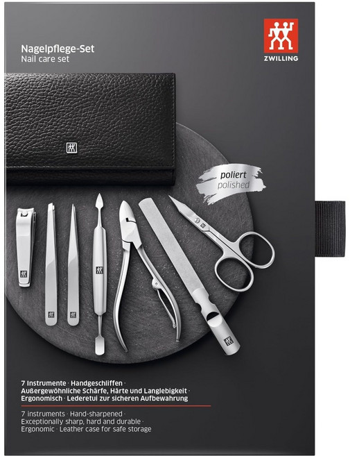 즈윌링 헹켈 쌍둥이 손톱깎이 세트 7종 클래식 풀세트 블랙, 1개