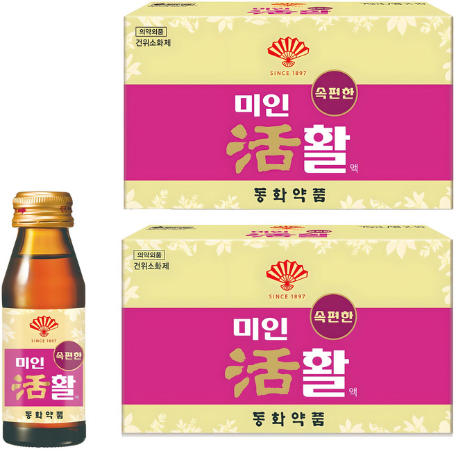 동화약품 부채표 미인활액, 75ml, 20개