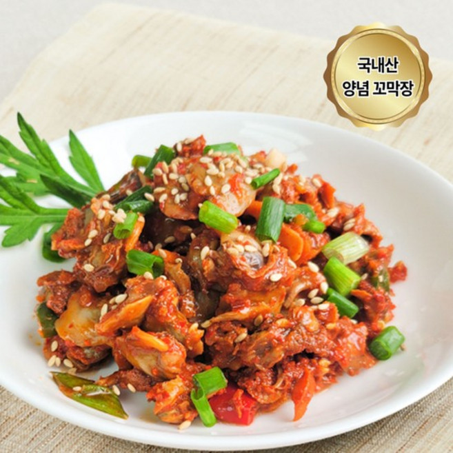 국내산 꼬막 양념장 꼬막무침 330g x 2팩, 없음, 2개