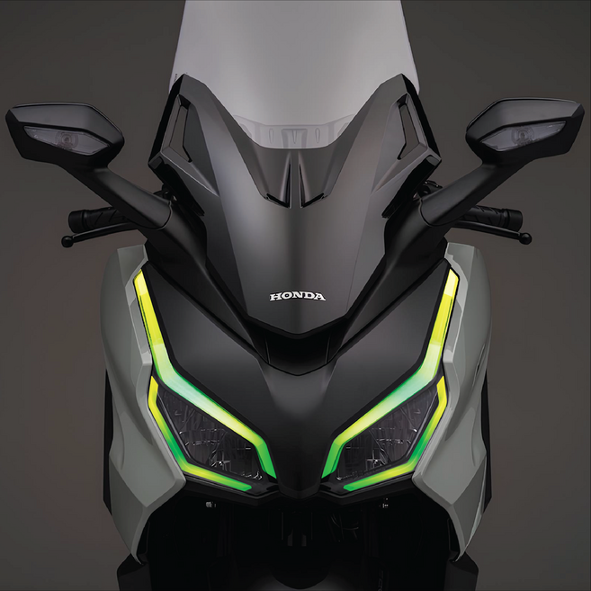 포르자350 그라데이션 라이트필름 (2023-2025) 혼다포르자350튜닝, 1세트, 몬스터그린