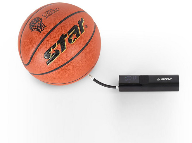 [스타] 스마트 볼펌프 자동 공기주입기 튜브 공 펌프, 1개