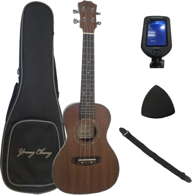 영창 우쿨렐레 YK-300CM 입문용 고급 실속패키지 마호가니, 1개, 콘서트