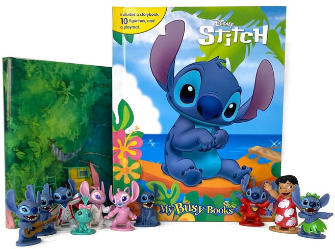 [비지북] My Busy Books 비지북 피규어북 21종 선택구매, 17. Disney Stitch, Phidal