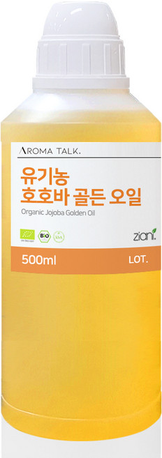 유기농 호호바 골든오일 비정제 냉압착, 500ml, 1개