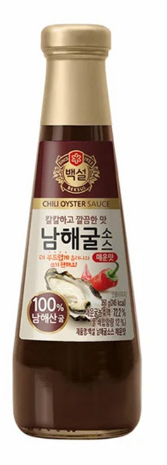 (실온)[백설]프리미엄 매운굴소스, 5개, 350g