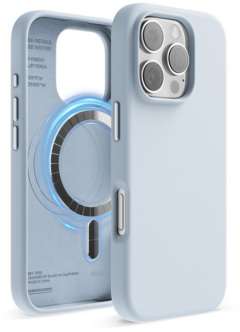 elago iPhone 16系列 Magsafe相容 磁吸抗污防刮液態矽膠手機殼