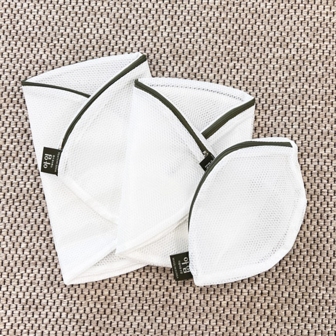 아임 안심 무형광 세탁망 원형망 3종세트 국산 유아용 빨래망, 1개