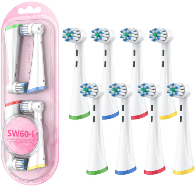 Oral-b 歐樂B iO系列電動牙刷刷頭 8入組 適用機型 iO2/iO3/iO5/iO6/iO7/iO8/iO9, 8個, 護齦敏感型-60i