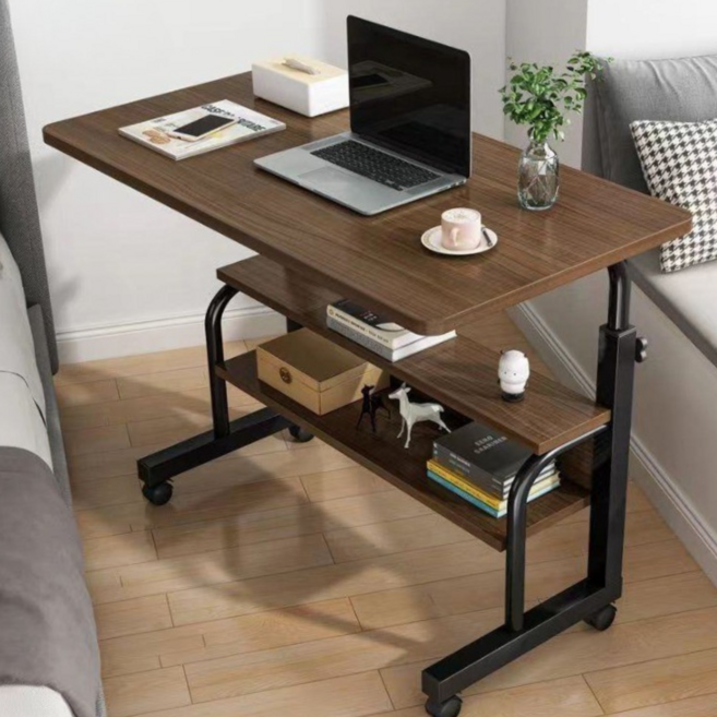 워킹맘행복연구소 높이조절 3단 이동식 사이드 테이블, 월넷