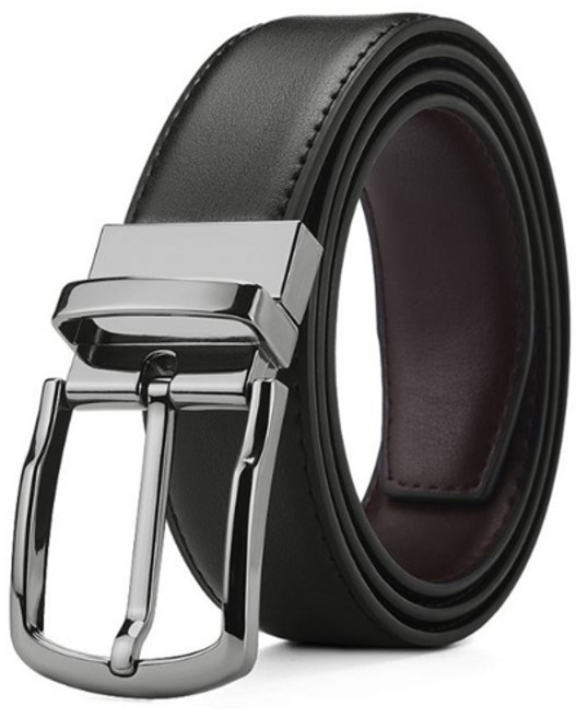 양놀 남성 소가죽 벨트 양면 리버시블