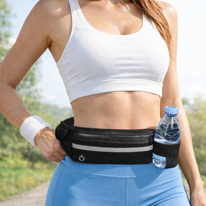 히라코 흔들림 없는 경량 슬림 런닝 벨트