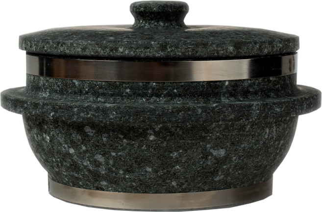 장수곱돌 돌솥 명품 국내제작 뚝배기, 3인용 180x90 (mm)