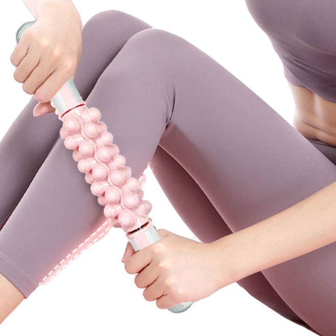 깔끔더하기 다리 마사지기 종아리 지압 롤러, 고급-라벤더퍼플, 1개