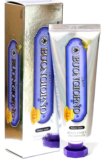 아토세이프 덴티 본조르노 허니향 치약 잇몸케어, 100g, 2개