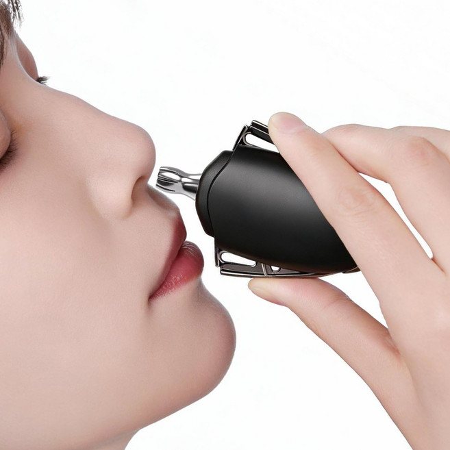 SERMER 남여 휴대용 수동 코털 제거기, 1개, 블랙