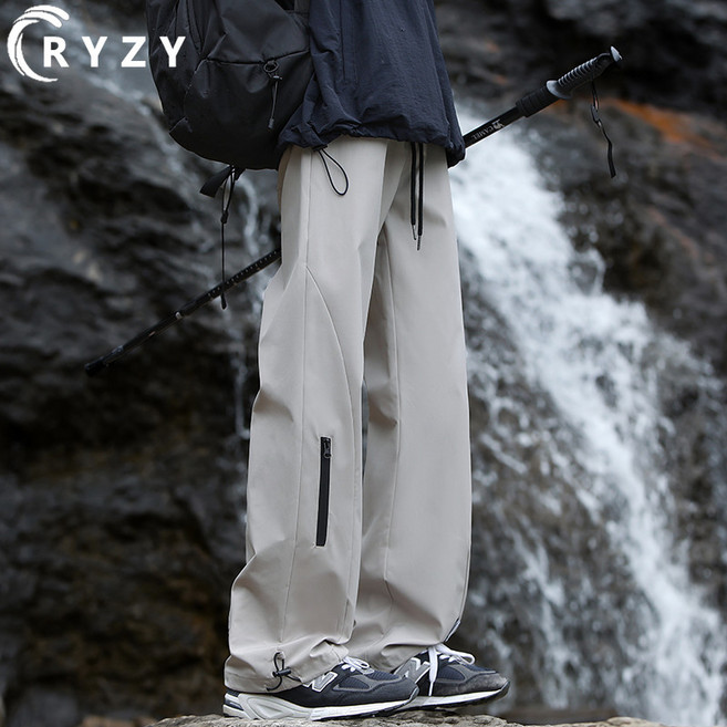 RYZY 防潑水衝鋒褲 戶外休閒登山褲