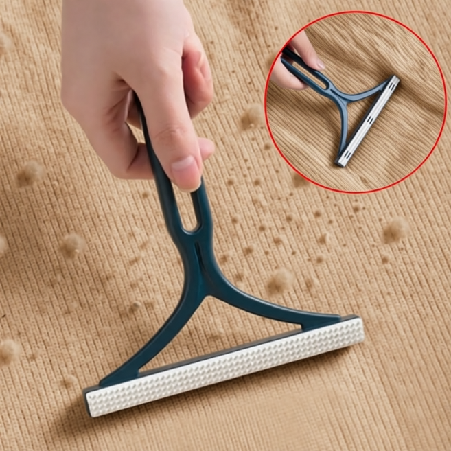 하루홈 옷 털 먼지 제거 수동 보풀제거기, 네이비, 1