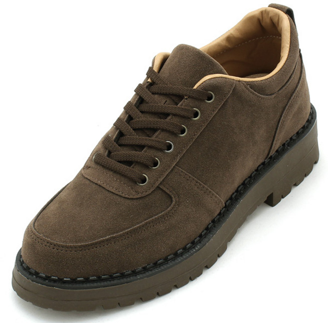 키높이 스니커즈 7cm VA-2040(BR) 남성 로우워커 데일리 캐주얼 남자 단화 웰트화