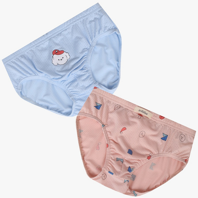 앙떼떼 강아지 무늬 아스킨 남아팬티(2매입)(150-160)ATPF25548