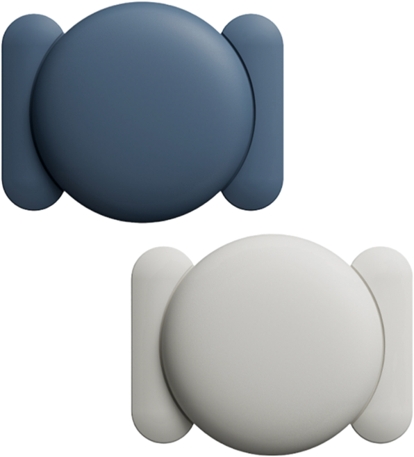 에어태그 자석식 실리콘 케이스 차량 자전거 이동수단 부착식, 1개, 다크블루