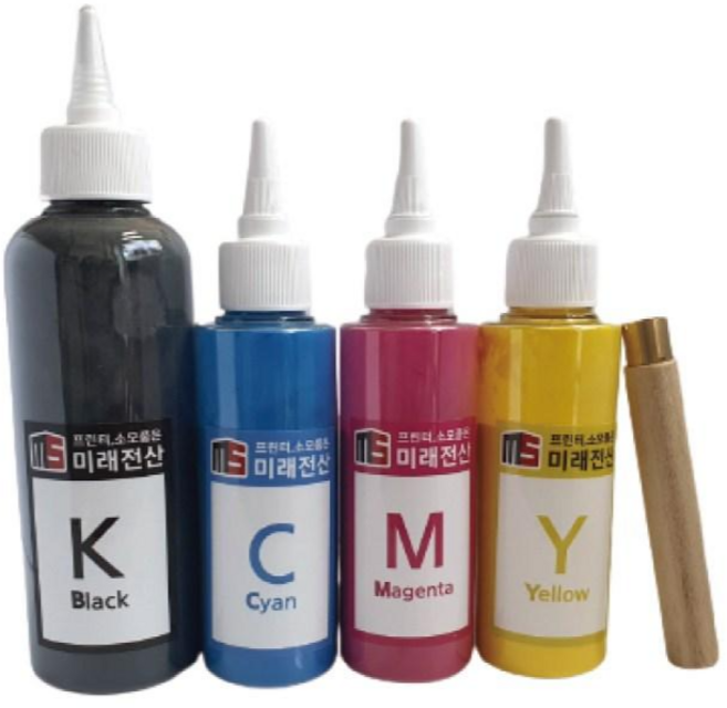 무한레이저프린터용 무한리필토너파우더 / 인두 당일발송, 리필파우더1세트+인두, 1세트, 검정,노랑,빨강,파랑