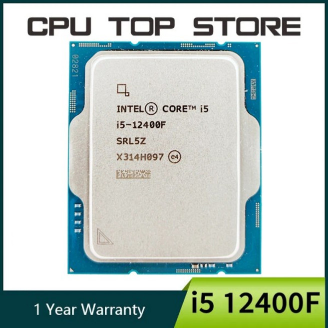 Intel core i5 12400F 2.5GHz 6코어 12스레드 CPU 프로세서 10NM L318M 65W LGA 1700 쿨러 없음, 01 CHINA