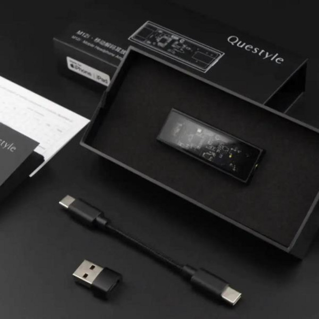 ESS 플래그십 휴대용 USB DAC/AMP ES9281AC 칩 고해상도 PCM DSD512 적용 게인 모드 Questyle M12i 앰프, 02 M12i lighting cable