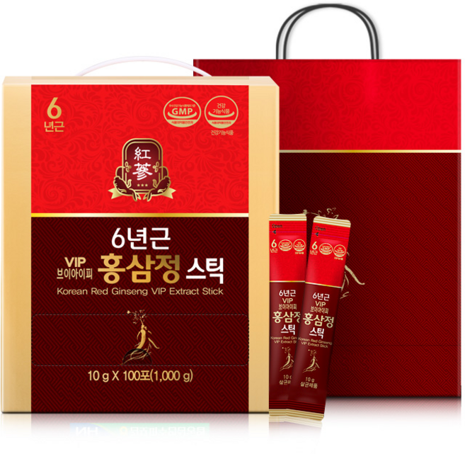 6년근 VIP 홍삼정스틱(100포), 1정, 1개