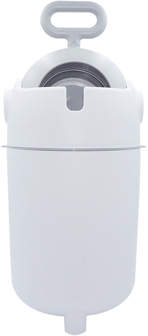 12L 獨立隔臭 尿布垃圾桶 人體工學把手, Beautylife 隔臭尿布垃圾桶 灰白色