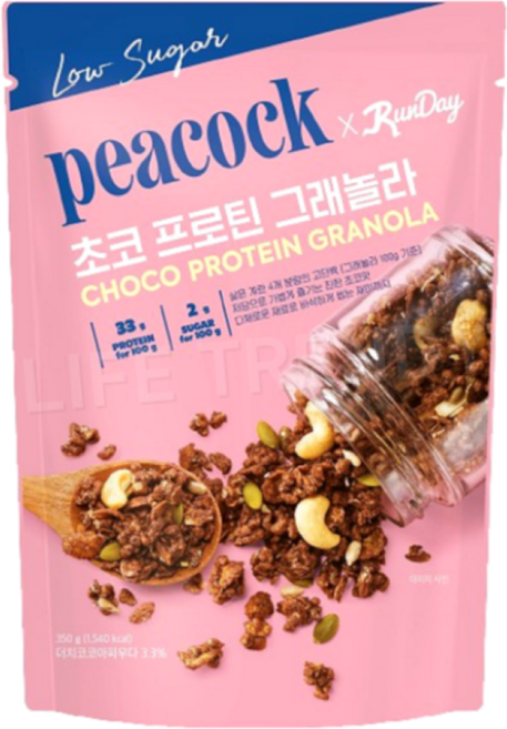 피코크 초코 프로틴 그래놀라, 1개, 350g