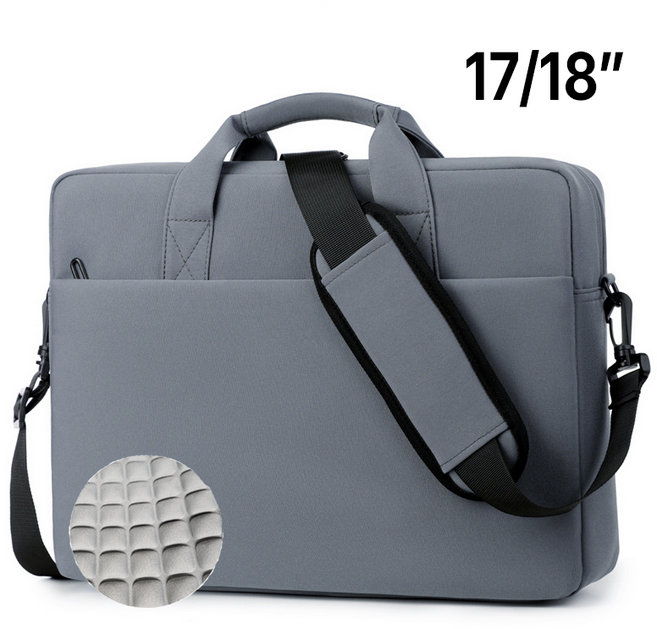 온니아 올인원 남성 게이밍 대형 고급 노트북가방 17인치 18인치 숄더 크로스백, 그레이