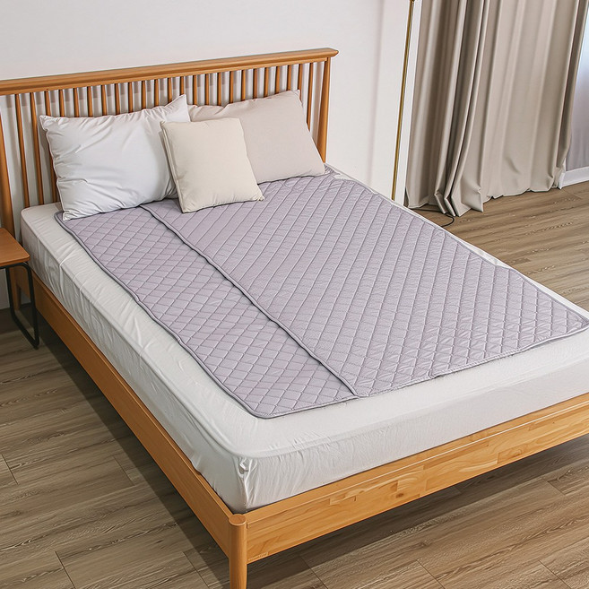 최신형 한일의료기 프리미엄 카본 탄소열선 전기요 퍼플 그레이 패턴 HL-204D(22) 더블(135*180cm) 싱글(100*180cm)