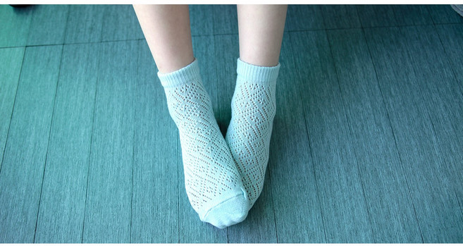 여성 여름양말 망사 그물 간호사 면양말 할머니 엄마 선물