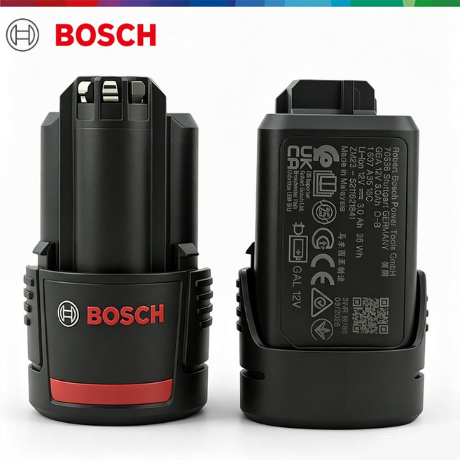 보쉬 GBA12V30 / 10.8V 12V MAX 3.0Ah 리튬이온 배터리, 1개