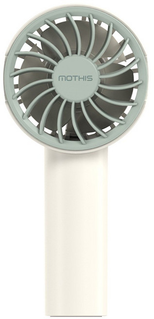 모디스 휴대용 무선 미니 저소음 초경량 손선풍기, KM-HF12C, 그린