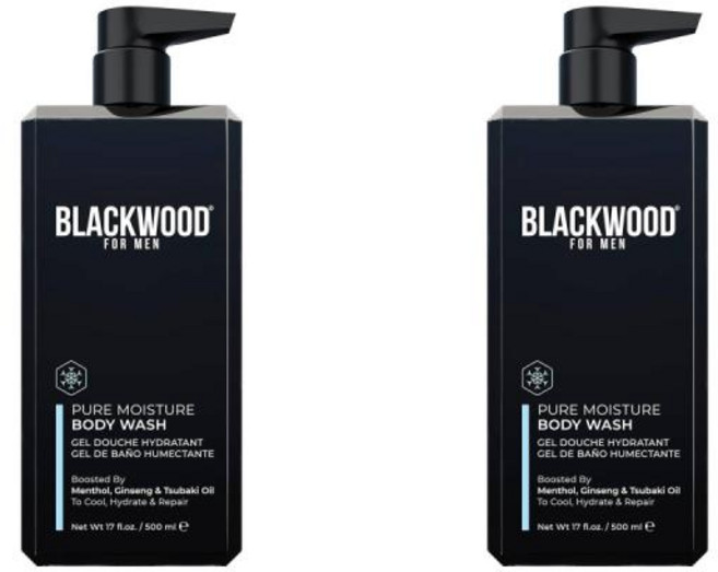 Blackwood For Men 퓨어 모이스처 바디워시 500ml 2팩