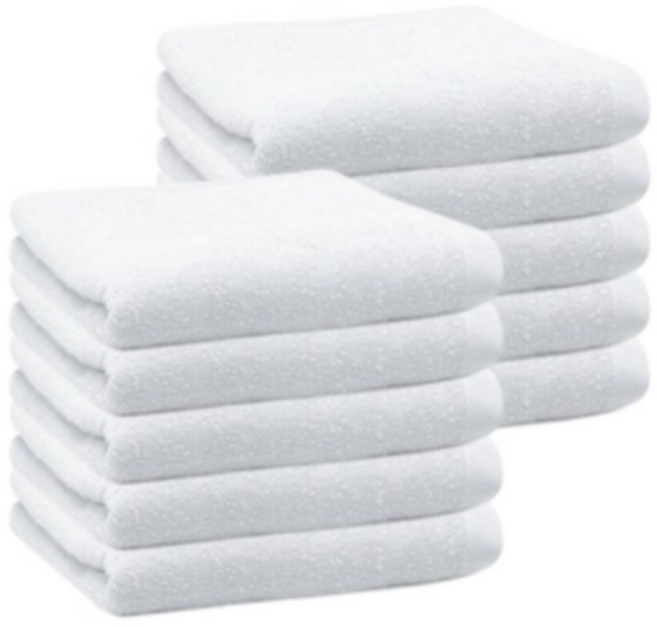 송월타월 업소용 세면타올 55g 면사, 흰색, 50개