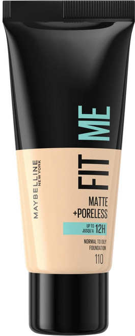 메이블린 핏미 매트&포어리스 파운데이션 110 포셀린 30ml, 1개