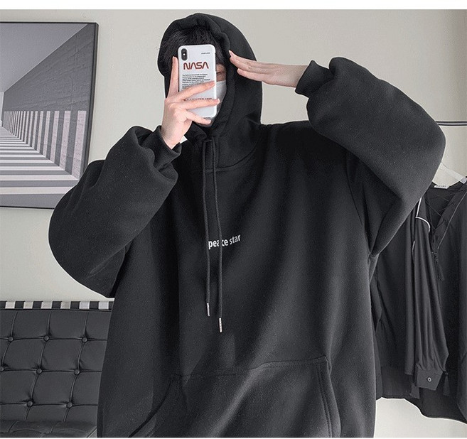 대퍼디팟 후드티 커플티 심플프린팅 남녀공용후드티 기본후드티