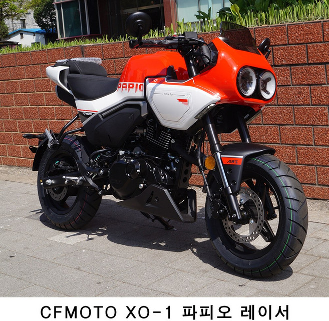 CFMOTO 파피오 XO-1 레이서 / MSX그롬 몽키125, 모스 그린