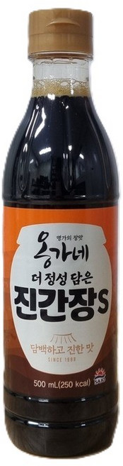사조대림 해표 옹가네 더 정성담은 진간장S, 500ml, 1개