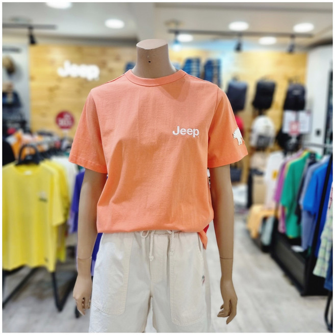 지프 @22년 세일@ #곰와펜# $직자수$ %반팔% ^티셔츠^ JM2TSU161 @NC불광